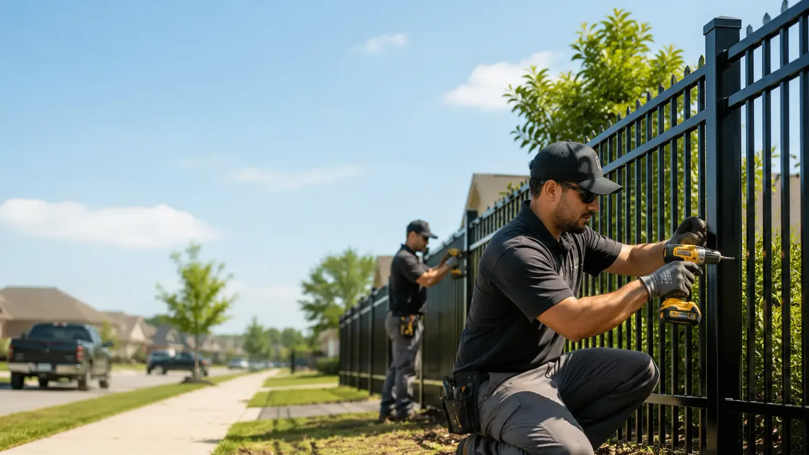 Metal Fence Installation in Rio, WI